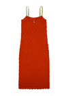 YANYAN KNITS 25 Spring/Summer BOLOROR Suspender Skirt YYK-YYW25-0251-HONG Red